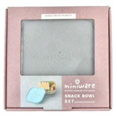 Miniware 點心碗組，植物製成，含可拆卸吸盤, 香草芝麻, 1個