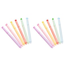 印章螢光筆 6種組, 雲，嘴唇，心，蘋果，花，星星, 2套