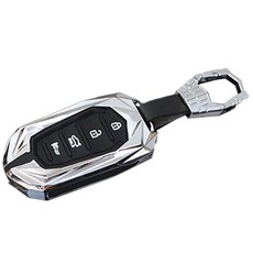 CRONICLE 起亞 K9 Quantum / All New k7 / The New k7 / The New Mohave / The New Sorento Diablo 金屬 D型 鑰匙殼, 銀色