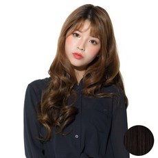 pickNwear 4片式假髮波浪BB夾接髮片, 自然棕, 1個