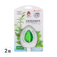 風信子 浴廁用消臭器, 茶樹+消臭, 安全使用簡單, 效果穩定可持續, 12ml, 2個