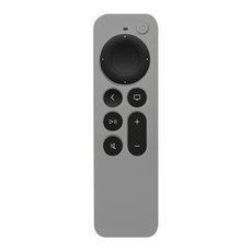 ZIYA Apple TV Siri Remote 第2/3代 遙控器矽膠保護套 磁吸 炫淺灰色 防摔防刮, 1個