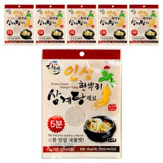 DAYE TEA 茶禮 一根人蔘 蔘雞湯副材料, 20g, 6個