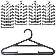 SUGARLAB 甘蔗衣架, 40個, 黑色