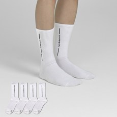 New Balance 線條Logo長筒襪 4雙
