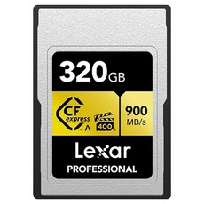 Lexar 雷克沙 Professional Cfexpress Type A Card Gold Series 記憶卡, 1個, 320GB