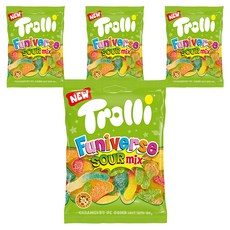 Trolli Funiverse綜合酸味軟糖, 100g, 4包