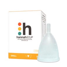 한나컵 생리컵 + 파우치 랜덤 발송, 소형, 1세트