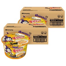삼양 큰컵 4가지 치즈 불닭볶음면 110g, 32개