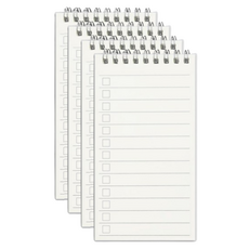 JF Company J.Four 透明封面便攜迷你筆記本, 4個, 點線