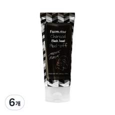 Farmstay 炭黑去黑頭面膜 100g, 1入, 6個
