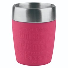 Tefal 特福 Travel Cup 迷你不鏽鋼隨行保溫杯, 野莓紅, 200ml, 1個