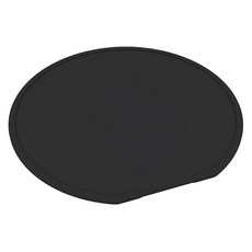CB JAPAN 半月型砧板, 不易留下輕微刀痕 抗菌加工 雙面可用, 深灰色, 28 x 32 x 0.3cm, 1個