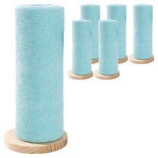 노크노크 뜯어쓰는 다회용 극세사 행주 민트 25 x 25 cm, 6개, 20개입