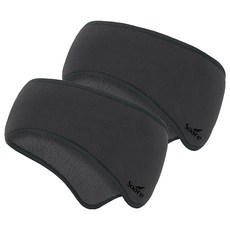 소아레 아웃도어 헤어밴드형 귀마개, 그레이, 2개