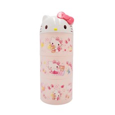 Skater 立體造型 3層 便當盒 480ml, Hello Kitty, 1個