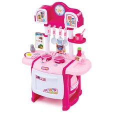 Kids Pang Pang 孩童廚房玩具套組中號, 粉色