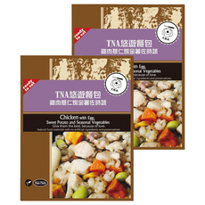 T.N.A. 悠遊 餐包 低脂低熱量 100%原食材 無防腐劑 即時享用, 台灣鮮雞燉薏仁金薯時蔬, 150g, 2包