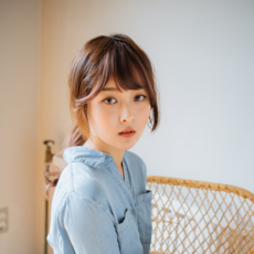 픽앤웨어 시스루뱅 테일형 앞머리 붙임머리 가발, 내츄럴 블랙, 1개