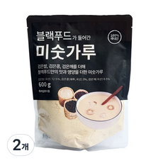 태광선식 블랙푸드가 들어간 미숫가루, 600g, 2개