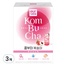 아워티 콤부차 복숭아 30p, 5g, 30개입, 3개