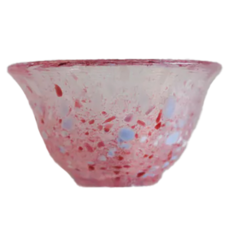 TOMI GLASS 富哨子 CRAFT 清酒杯 茶杯, 7.7x4.5cm 70ml 蘇打玻璃 日本製造, 紅色, 1個
