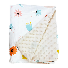 Mang Mang 小鹿蔓蔓 寶貝觸覺安撫蓋毯 春天花園, 120 x 75cm