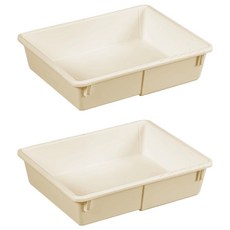 ONE HOUSE 川櫻伸縮折疊收納盒 一般款 3L OH-Q729-B1, 奶白色, 2個