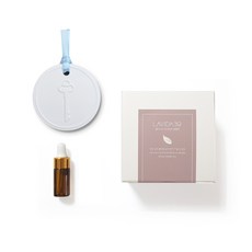 라비다39 열쇠타블렛 실내용 플라스터 오너먼트 석고방향제 + 망사주머니 + 리필오일 3ml, 아카시아