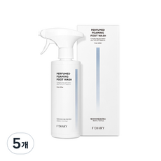 에프다이어리 퍼퓸 포밍 풋워시 코지윈터향 400ml, 1개입, 5개