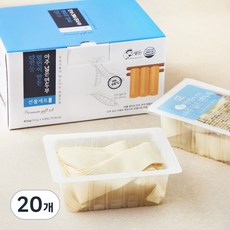 한둘 명인이 만든 아주 넓은면두부, 100g, 20개