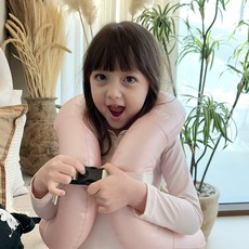 SNEFF 兒童頸圈泳圈背心, 嬰兒粉