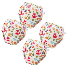 스타도어 유아용 큐트패턴 배변팬티 2p 세트, 여우, 2개