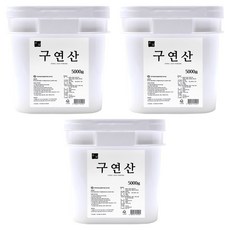 Soon Dam 檸檬酸, 5kg, 3個