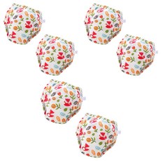 스타도어 유아용 큐트패턴 배변팬티 2p 세트, 여우, 3개