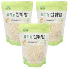 유아용 오가닉스토리 유기농 쌀튀밥, 쌀, 3개, 80g