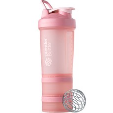 Blender Bottle ProStak V2 多層分裝可拆式運動搖搖杯 22oz, 玫瑰粉色, 650ml, 1個