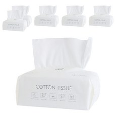 保柔 抽取式 一次性 洗臉巾 20 x 15cm 100片, 網紋, 6包