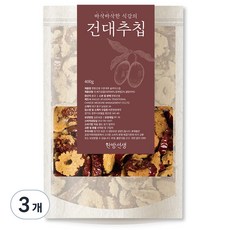 한방선생 구운대추 슬라이스 칩, 400g, 3개