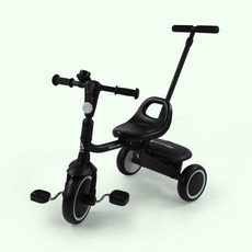 알파카 미니 폴딩 어린이 세발자전거, 블랙, 1개