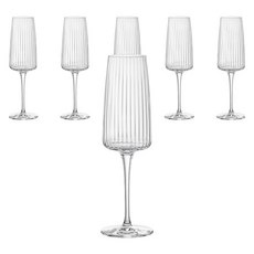 Bormioli Exclusiva 香檳杯, 6個, 255ml