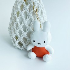 miffy 米飛 PU 娃娃鑰匙圈, 橘色, 12cm, 1個