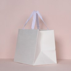 krugerbrent 厚實便當購物袋, 白色