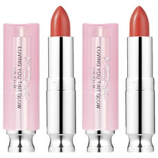 MACQUEEN Loving You亮色唇膏, Clear Red, 2入