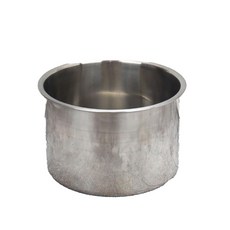 佐料筒 184N, 18cm, 圓形 銀色, 1個