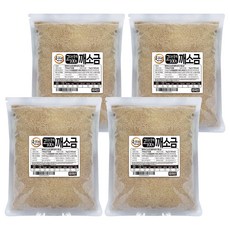 복이네먹거리 고소한 참깨 100% 깨소금, 1kg, 4개