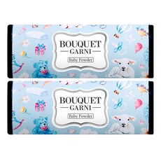 BOUQUET GARNI 汽車通風口專用芳香劑 爽身粉香 7g, Baby Powder, 2個