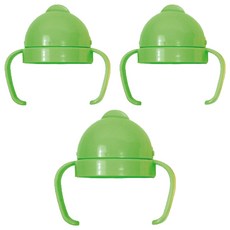 DOOBY 大眼蛙 神奇喝水杯蓋組, 握把設計訓練嬰兒手、腦, 無墊圈易清潔, 適用於200ml水杯, 200ml + 顏色隨機, 3組