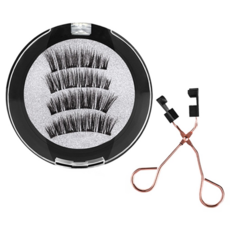 Mass 量子磁力假睫毛套組 7.5 x 7.5 x 2.6cm 三部曲款 + 睫毛夾 32g, HPD06, 1組