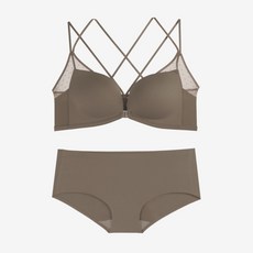 더잠 볼륨핏 반전볼륨 앞후크 브라 + 팬티 세트